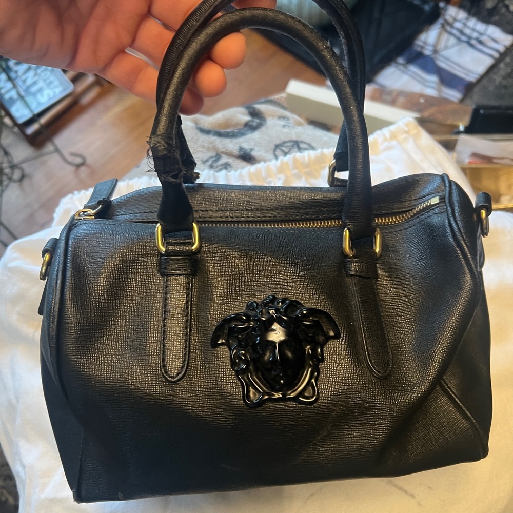Versace La Medusa or Palazzo Medusa mini Boston bag